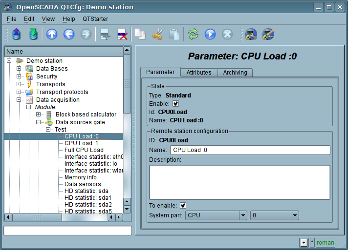 Configuration tab of the reflected parameter. (73 )