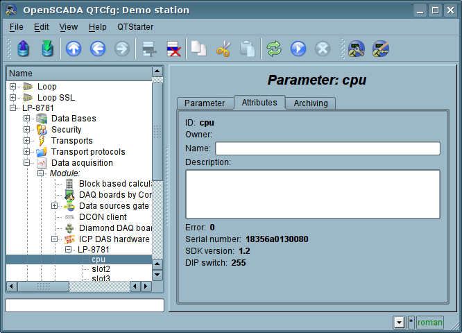 Parameter "LP-8xxx" attributes. (64 )