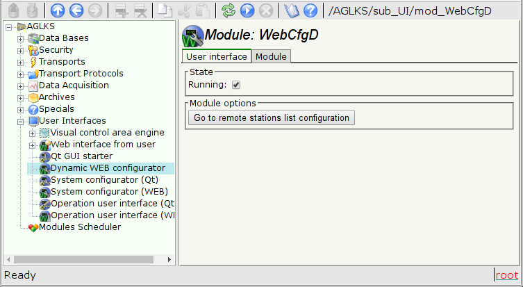 The configuration page of the configurator. (66 Kb)