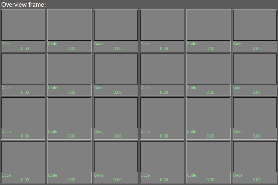 "Overview frames panel" widget in the development mode (12 Кб)